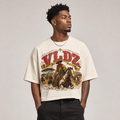 VLDZ Premium Oversized boxy crop Tees