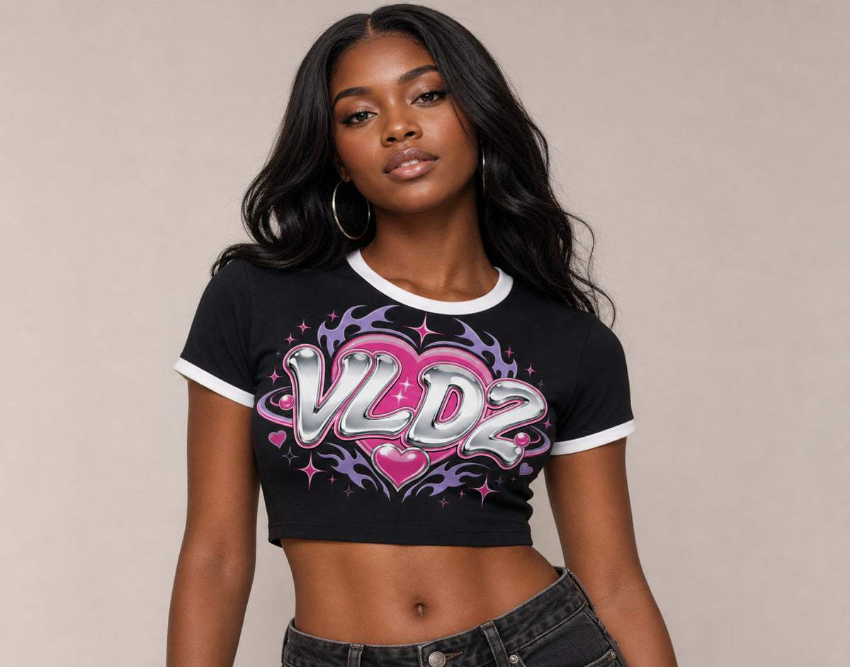 VLDZ  Ringer Crop Top