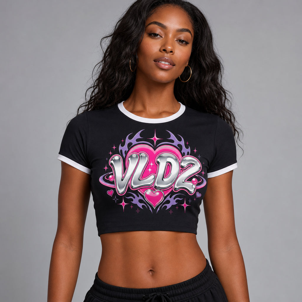 VLDZ  Ringer Crop Top