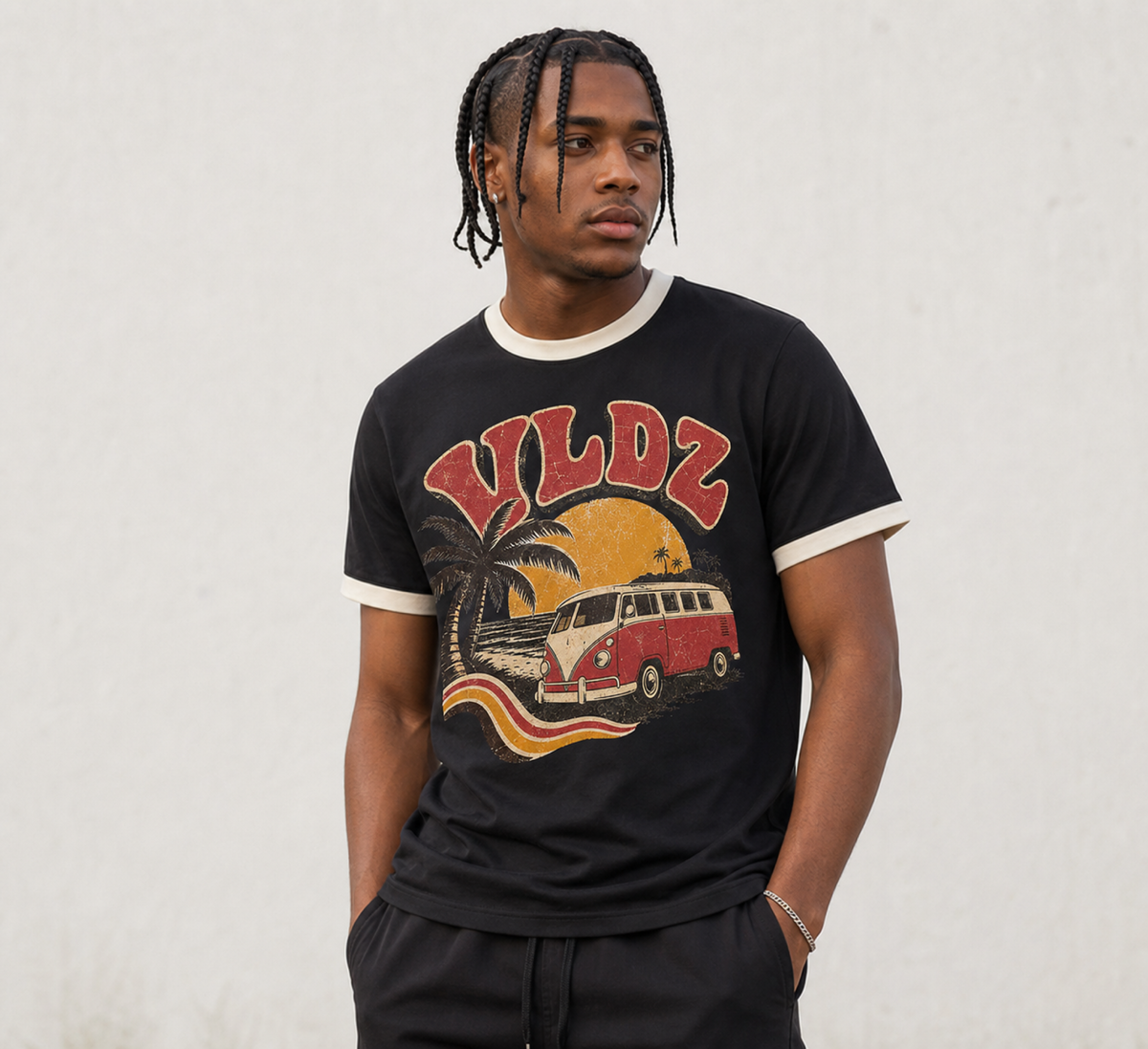 VLDZ Retro Ringer tee