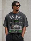 VLDZ Signature Acid wash crop top
