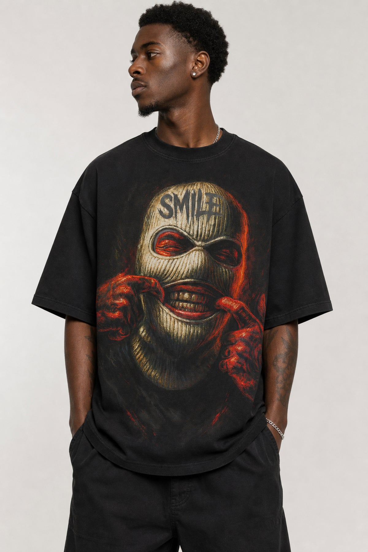 VLDZ Premium Oversized Black Tees
