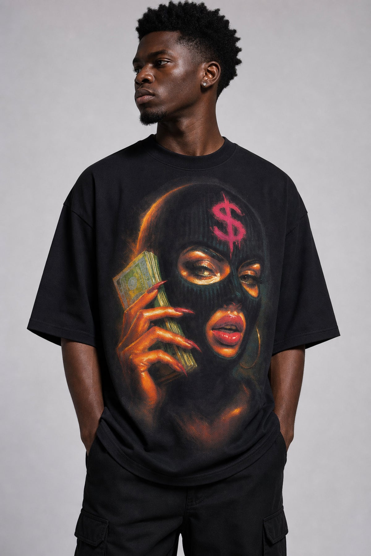 VLDZ Premium Heavyweight Black Graphic Tees