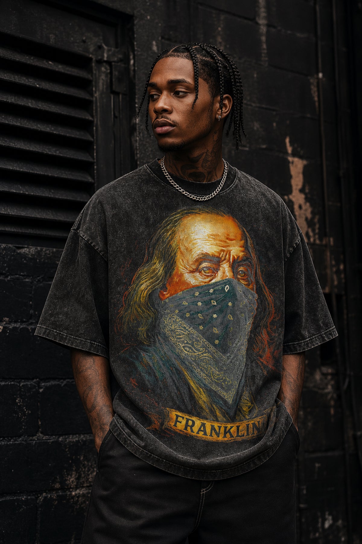 Premium Oversized acid wash Tees