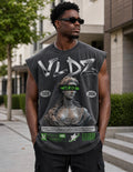 VLDZ Signature Acid wash Distress Sleeveless